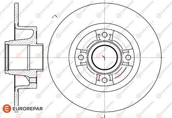 EUROREPAR 1618871380 - Kočioni disk www.molydon.hr