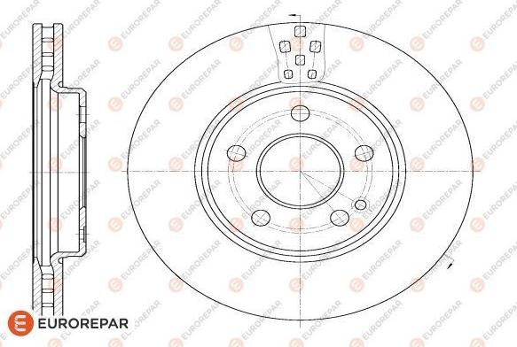 EUROREPAR 1618871780 - Kočioni disk www.molydon.hr