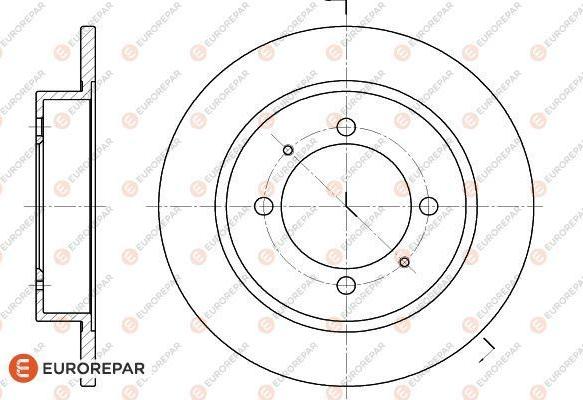 EUROREPAR 1618878880 - Kočioni disk www.molydon.hr