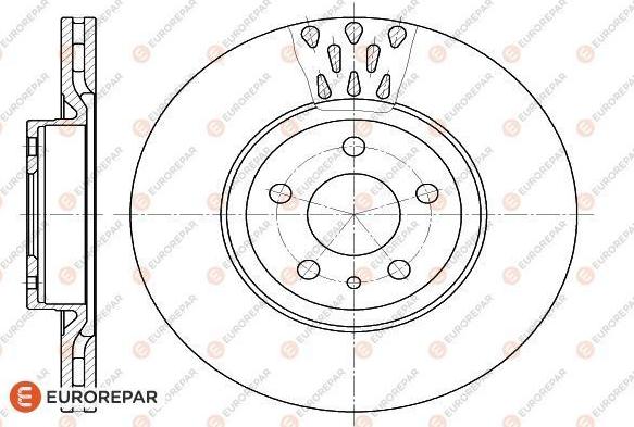 EUROREPAR 1618873580 - Kočioni disk www.molydon.hr