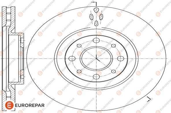 EUROREPAR 1618873680 - Kočioni disk www.molydon.hr