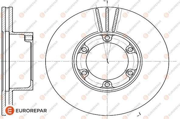 EUROREPAR 1618873080 - Kočioni disk www.molydon.hr