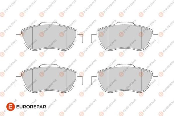 EUROREPAR 1686276480 - Komplet Pločica, disk-kočnica www.molydon.hr