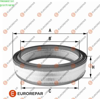 EUROREPAR 1680342780 - Filter za zrak www.molydon.hr