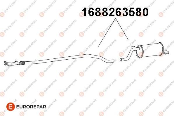 EUROREPAR 1688263580 - Zadnji Ispušni lonac www.molydon.hr