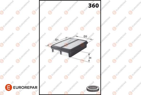 EUROREPAR 1682343980 - Filter za zrak www.molydon.hr