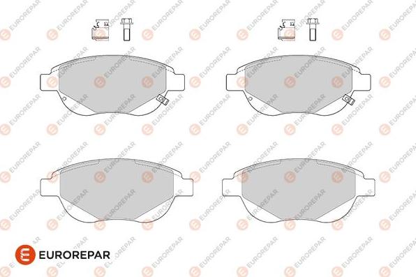 EUROREPAR 1682309980 - Komplet Pločica, disk-kočnica www.molydon.hr