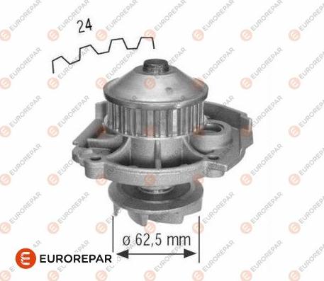 EUROREPAR 1637175480 - Vodena pumpa www.molydon.hr