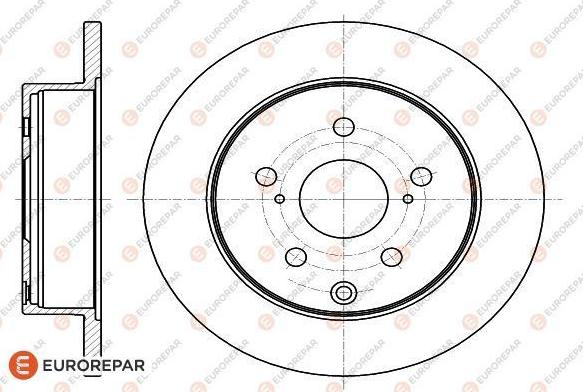 EUROREPAR 1622809380 - Kočioni disk www.molydon.hr