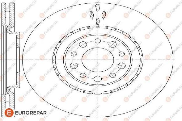 EUROREPAR 1622806980 - Kočioni disk www.molydon.hr