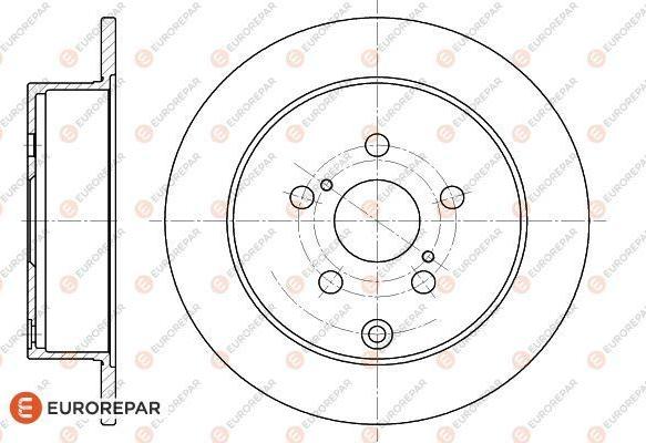 EUROREPAR 1622808980 - Kočioni disk www.molydon.hr