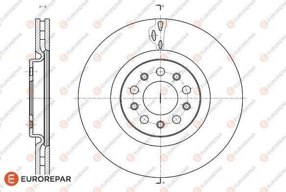 EUROREPAR 1622808380 - Kočioni disk www.molydon.hr