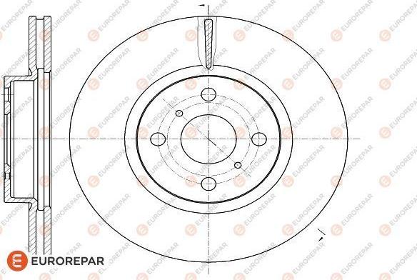 EUROREPAR 1622807080 - Kočioni disk www.molydon.hr