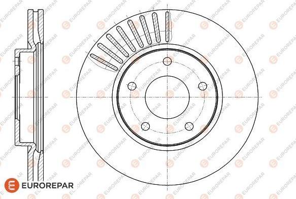 EUROREPAR 1622814580 - Kočioni disk www.molydon.hr