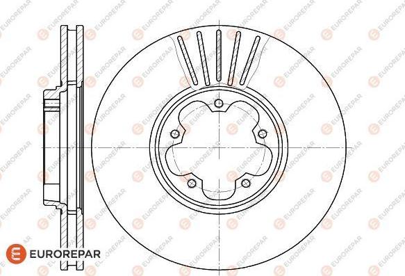 EUROREPAR 1622815880 - Kočioni disk www.molydon.hr