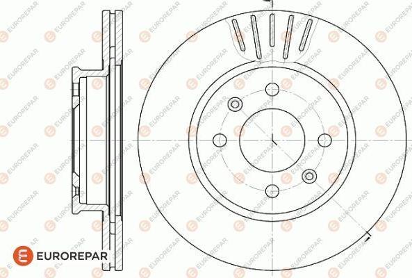 EUROREPAR 1622816180 - Kočioni disk www.molydon.hr