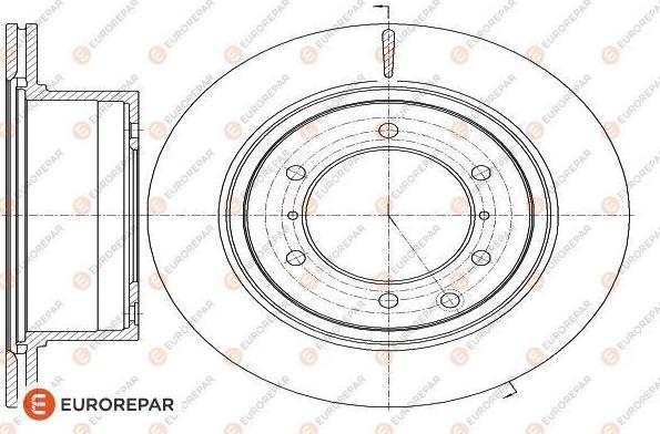 EUROREPAR 1622810980 - Kočioni disk www.molydon.hr