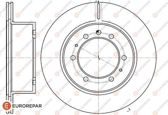 EUROREPAR 1622810380 - Kočioni disk www.molydon.hr