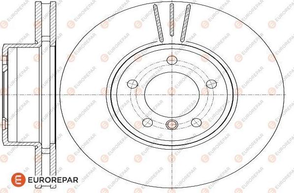 EUROREPAR 1622811080 - Kočioni disk www.molydon.hr