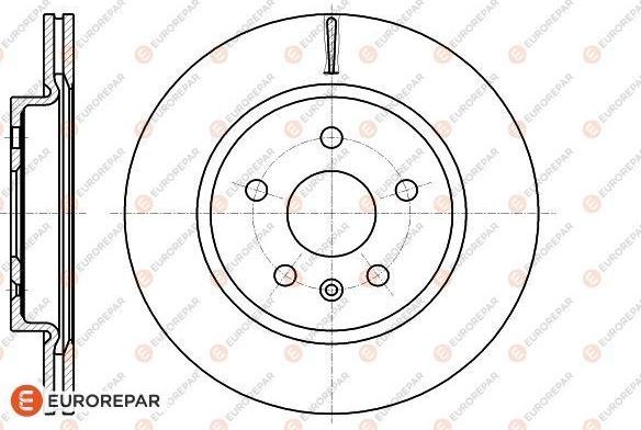 EUROREPAR 1622813680 - Kočioni disk www.molydon.hr