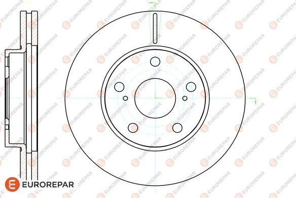 EUROREPAR 1622812480 - Kočioni disk www.molydon.hr