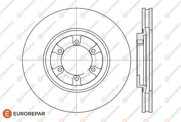 EUROREPAR 1622812180 - Kočioni disk www.molydon.hr