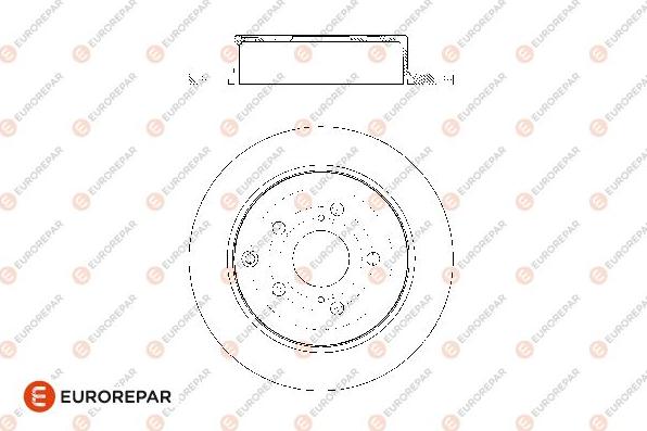 EUROREPAR 1676009080 - Kočioni disk www.molydon.hr