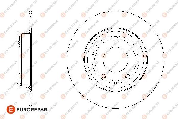 EUROREPAR 1676008480 - Kočioni disk www.molydon.hr