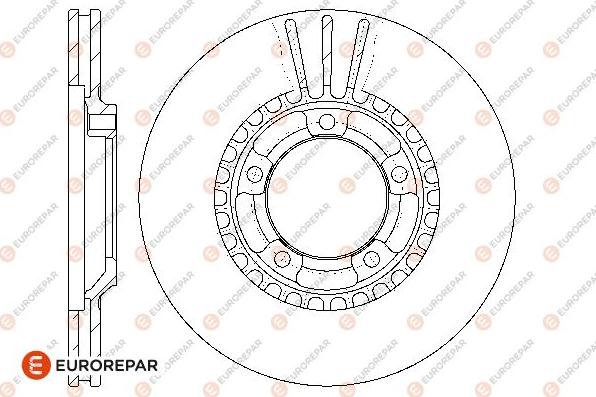 EUROREPAR 1676008680 - Kočioni disk www.molydon.hr