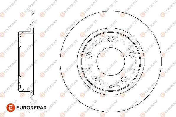 EUROREPAR 1676008080 - Kočioni disk www.molydon.hr