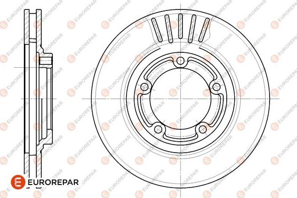 EUROREPAR 1676008180 - Kočioni disk www.molydon.hr