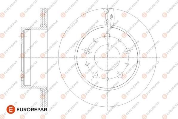 EUROREPAR 1676014480 - Kočioni disk www.molydon.hr