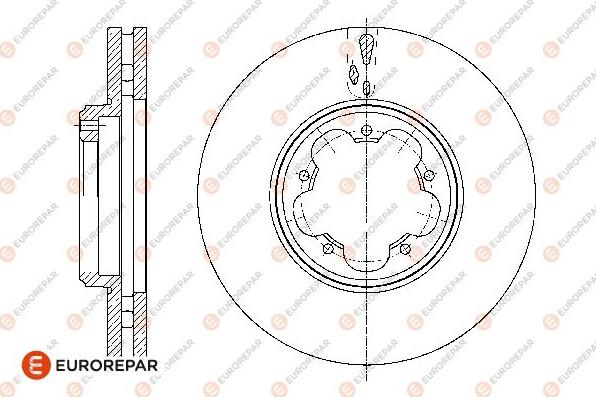 EUROREPAR 1676010680 - Kočioni disk www.molydon.hr