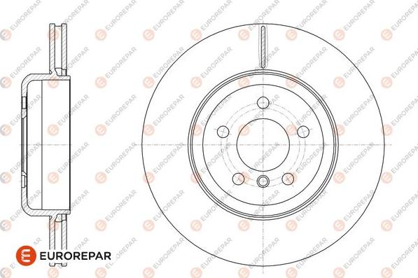 EUROREPAR 1676010080 - Kočioni disk www.molydon.hr