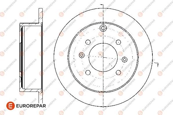 EUROREPAR 1676010380 - Kočioni disk www.molydon.hr