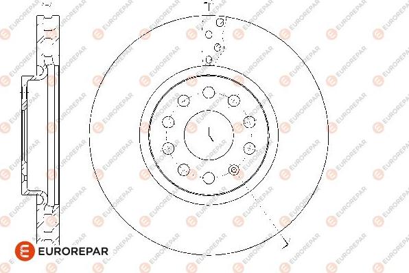 EUROREPAR 1676011480 - Kočioni disk www.molydon.hr