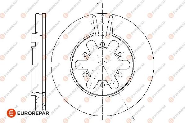 EUROREPAR 1676011080 - Kočioni disk www.molydon.hr