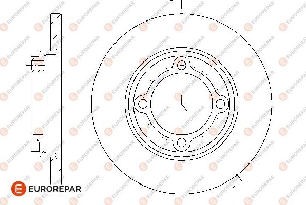 EUROREPAR 1676013580 - Kočioni disk www.molydon.hr