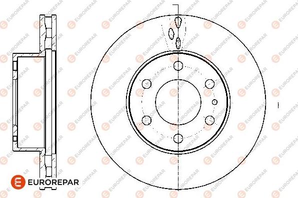 EUROREPAR 1676013080 - Kočioni disk www.molydon.hr