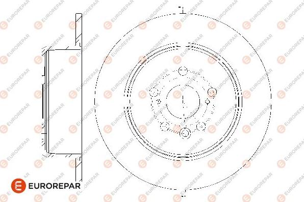 EUROREPAR 1676013880 - Kočioni disk www.molydon.hr