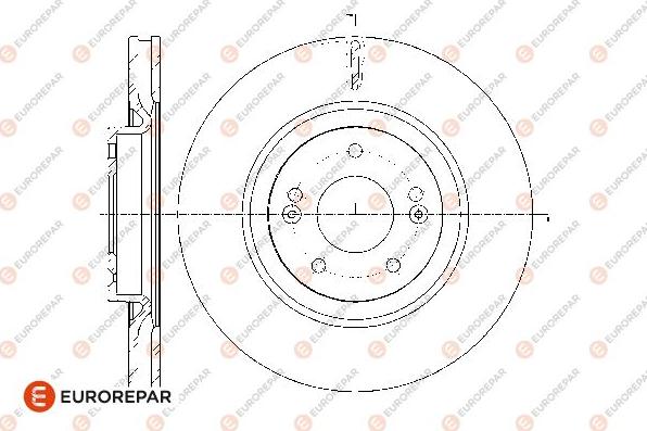 EUROREPAR 1676012480 - Kočioni disk www.molydon.hr