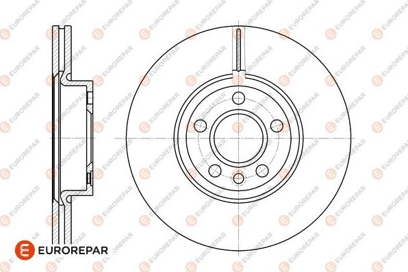 EUROREPAR 1676012680 - Kočioni disk www.molydon.hr