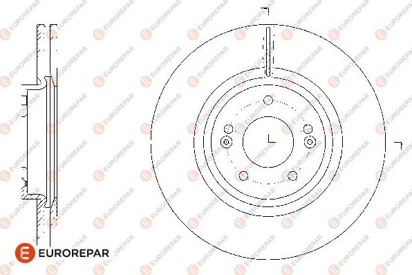 EUROREPAR 1676012880 - Kočioni disk www.molydon.hr