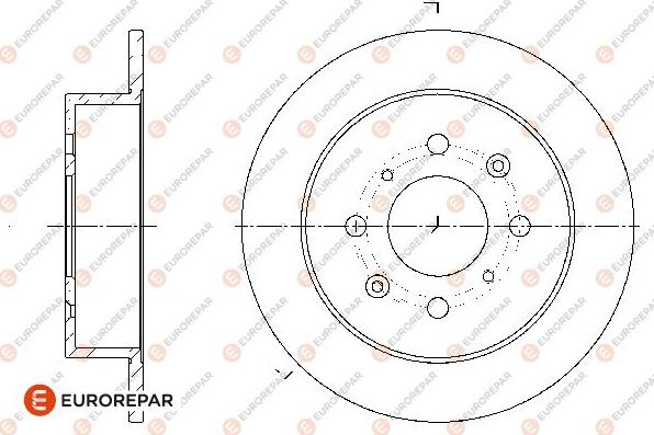 EUROREPAR 1676012380 - Kočioni disk www.molydon.hr