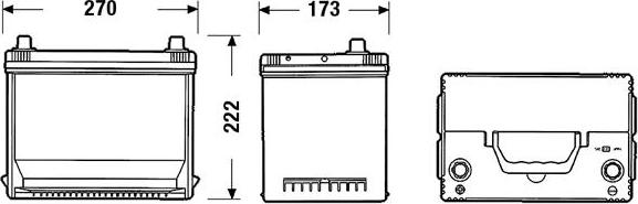 Exide EA755 - Akumulator  www.molydon.hr