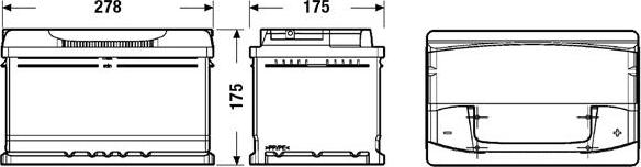 Exide EA722 - Akumulator  www.molydon.hr