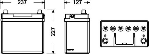 Exide EB454 - Akumulator  www.molydon.hr