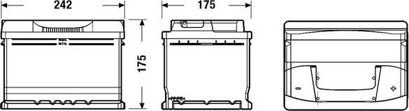 Exide EB542 - Akumulator  www.molydon.hr