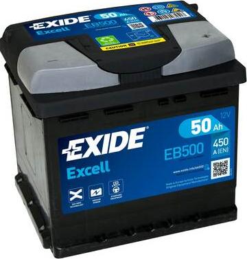 Exide EB500 - Akumulator  www.molydon.hr