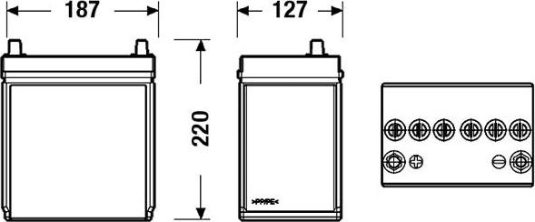 Exide EB357 - Akumulator  www.molydon.hr